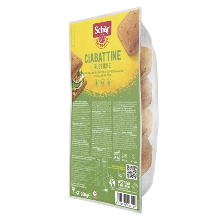 Dr. Schar Schar Ciabattine Rustiche Senza Lattosio 200 G