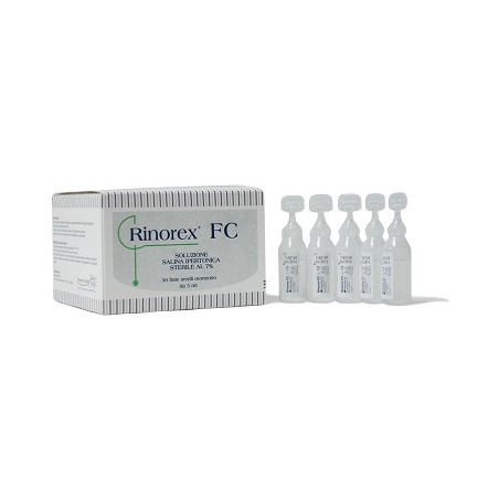 Stewart Italia Rinorex Fc Soluzione Salina Ipertonica 7% 30 Fial Da 5 Ml