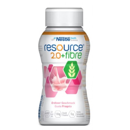 Nestle' It. Resource 2,0 + Fibre Fragola 200 Ml