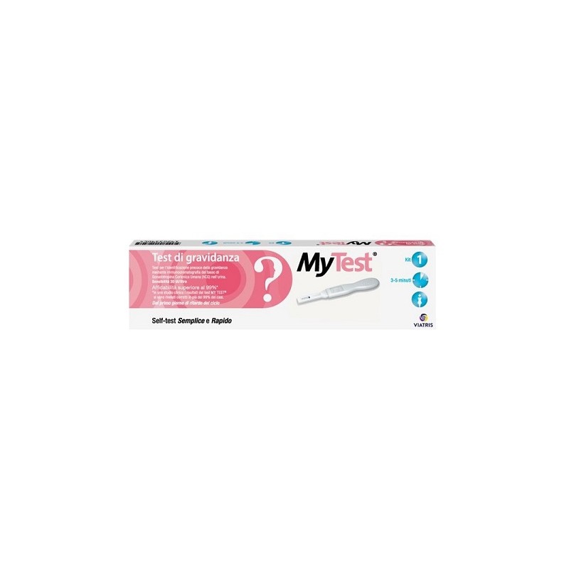 Mylan Italia Test Di Gravidanza Rapido Hcg Mytest 1 Pezzo