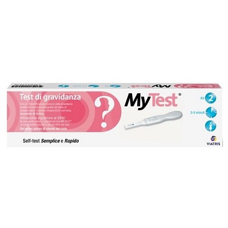 Mylan Italia Test Di Gravidanza Rapido Hcg Mytest 2 Pezzi