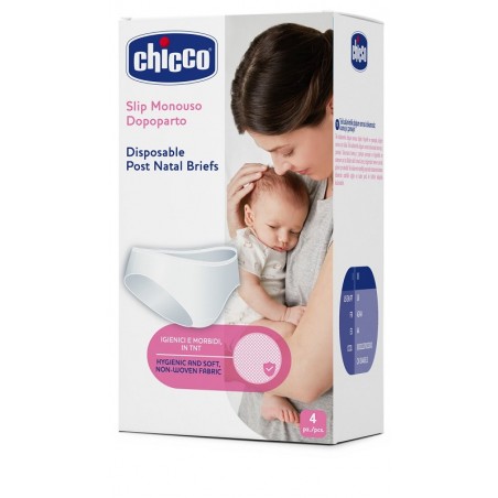 Chicco Mamma Donna Slip Tessuto Non Tessuto Misura 3 4 Pezzi