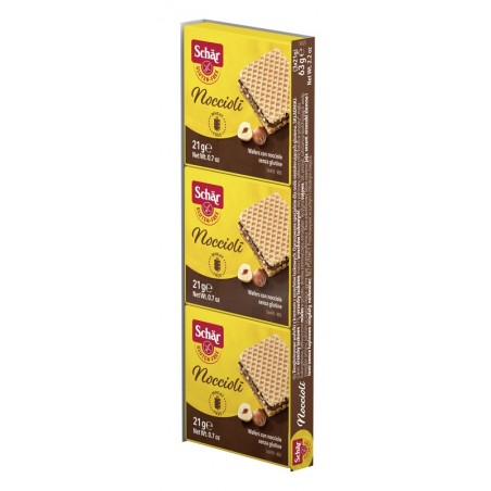 Dr. Schar Schar Noccioli' Wafers Con Nocciole 3 Pezzi Da 21 G