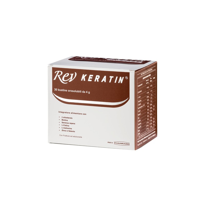 Rev Pharmabio Rev Keratin 30 Bustine