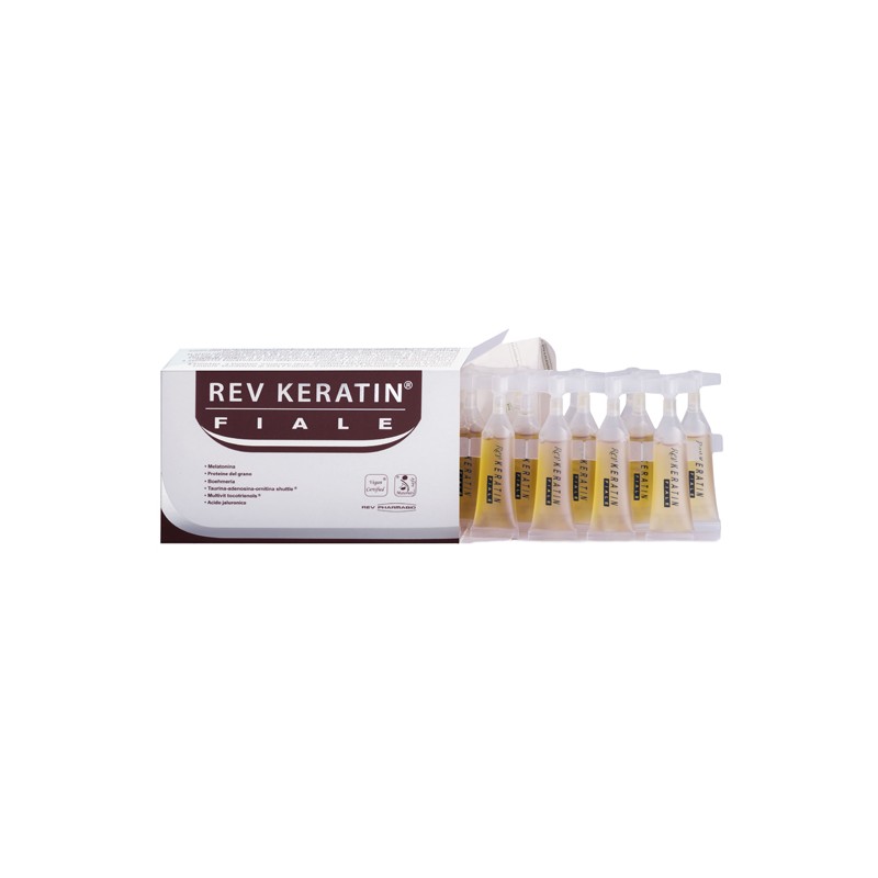 Rev Pharmabio Rev Keratin Fiale 15 Fiale 5 Ml