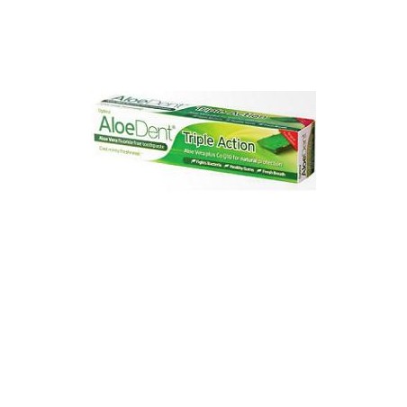 Optima Naturals Aloedent Dentifricio Tripla Azione Con Aloe Vera E Coenzima Q10 100 Ml