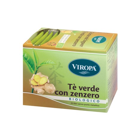 Viropa Import Viropa Te' Verde&zenzero Bio 15 Filtri