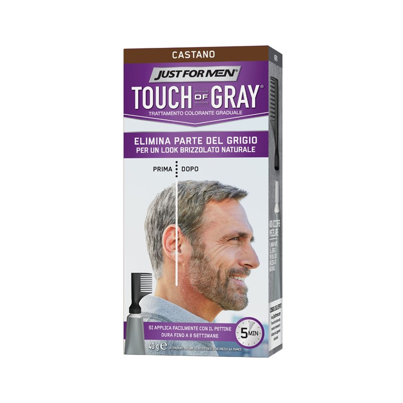 Combe Italia Just For Men Touch Of Gray Castano 40 G