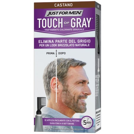 Combe Italia Just For Men Touch Of Gray Castano 40 G