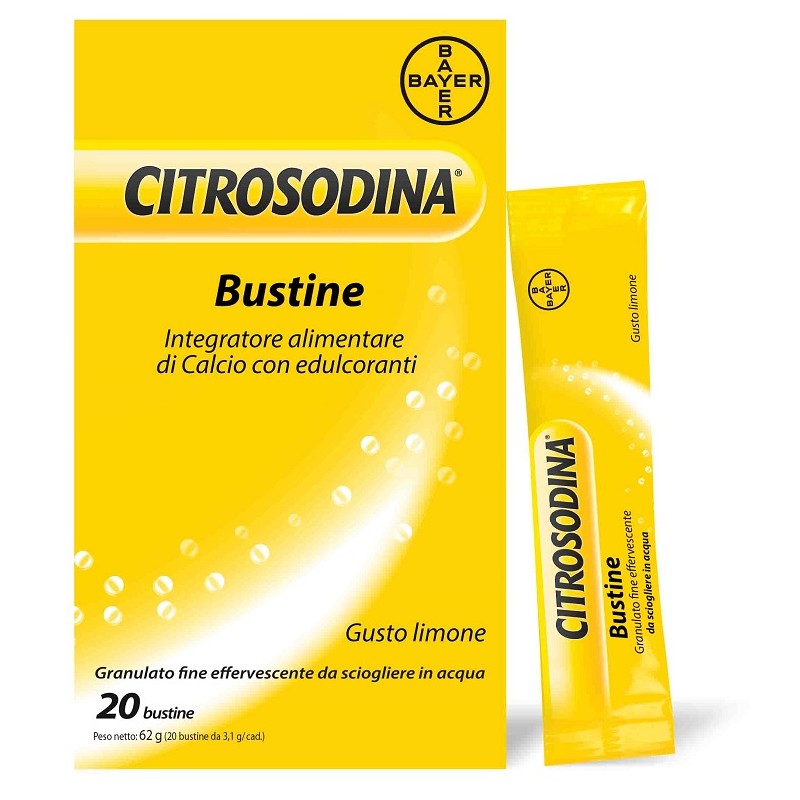 Bayer Citrosodina 20 Bustine Effervescente