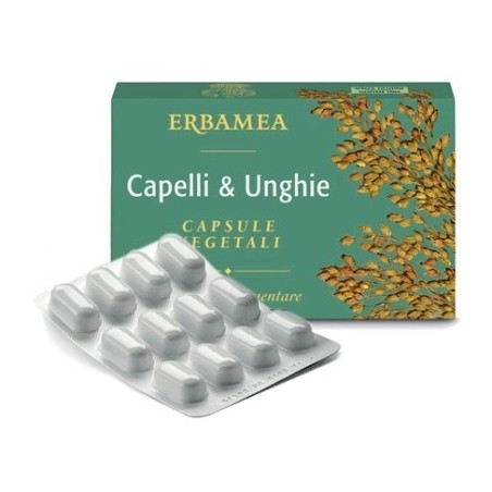 Erbamea Capelli & Unghie 24 Capsule Vegetali