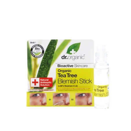 Optima Naturals Dr Organic Tea Tree Blemish Stick Imperfezioni Viso 8 Ml