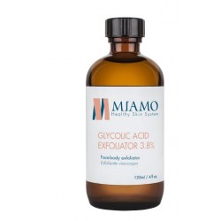 flacone in vetro 120 ml miamo acido glicolico