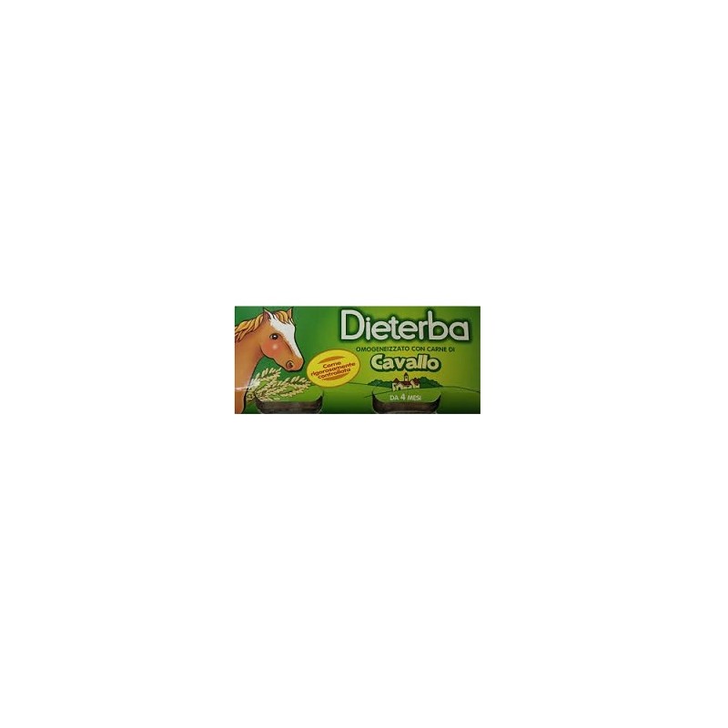 Dieterba Omogeneizzato Cavallo 3 Pezzi 80 G