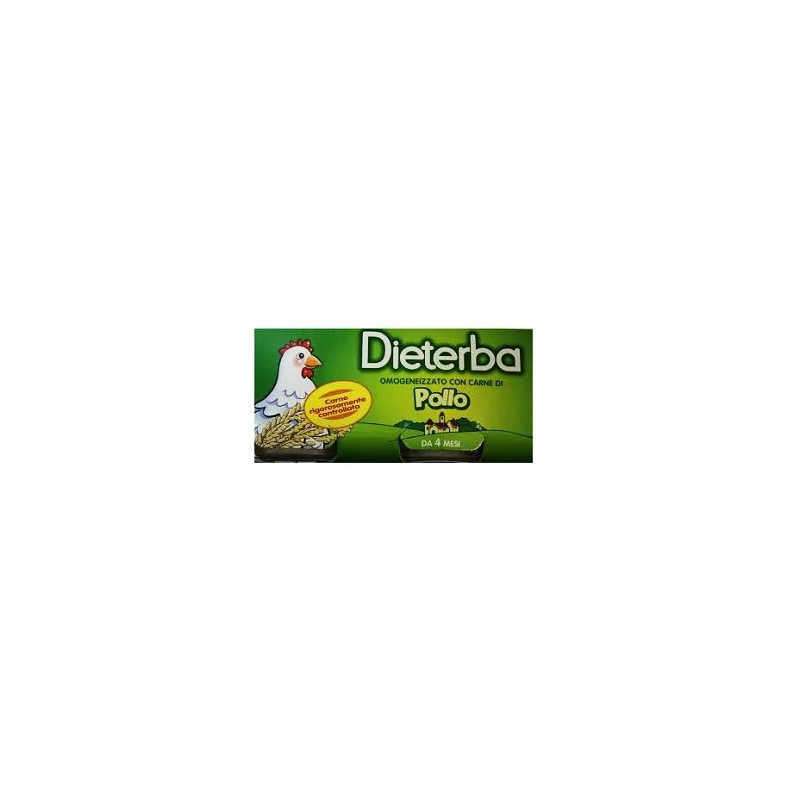 Dieterba Omogeneizzato Pollo 3 Pezzi 80 G