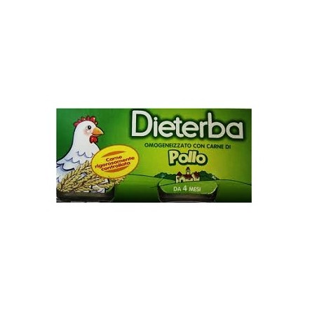 Dieterba Omogeneizzato Pollo 3 Pezzi 80 G