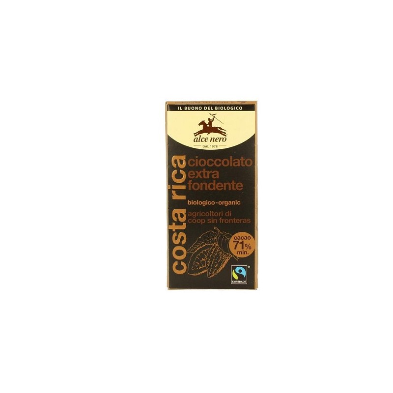 Alce Nero Tav Ciocc Extra Fondente Bio Fairtrade 100 G