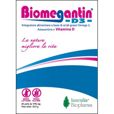 Iuvenilia Biopharma Biomegantin D3 20 Perle