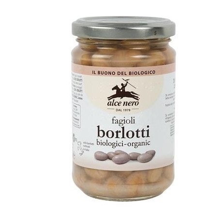 Alce Nero Fagioli Borlotti Lessati Bio 300 G