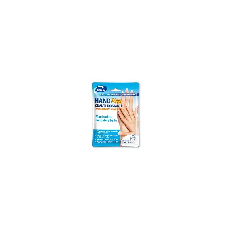 Planet Pharma Uraderm Hand Plus Guanti Monouso 2 Pezzi Da 8 Ml