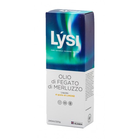 Lysi Italy Di Sirbu Marina Lysi Olio Fegato Merluzzo Limone 240 Ml