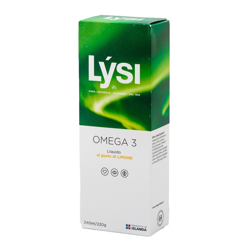 Lysi Italy Di Sirbu Marina Lysi Omega3 Liquido Limone 240 Ml