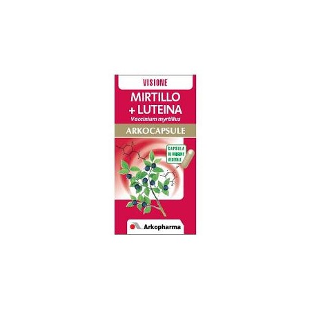 confezione di 45 capsule di arkocapsule mirtillo e luteina