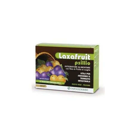 Farmaderbe Laxafruit Psillio 12 Bustine