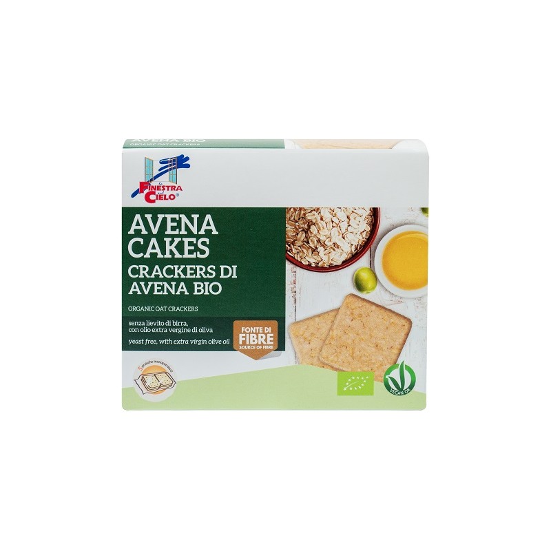 Biotobio Fsc Avenacakes Crackers Di Avena Bio Vegan Senza Lievito Di Birra Con Olio Extravergine Di Oliva 250 G