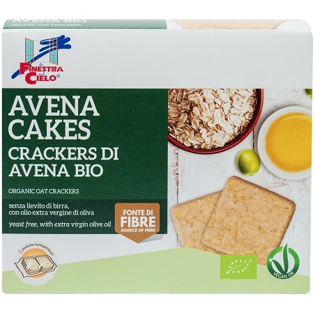 Biotobio Fsc Avenacakes Crackers Di Avena Bio Vegan Senza Lievito Di Birra Con Olio Extravergine Di Oliva 250 G