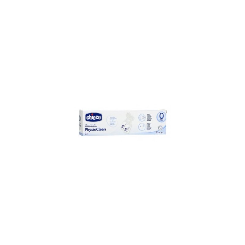 Chicco Physioclean Soluzione Fisiologica 33 Flaconcini 2 Ml