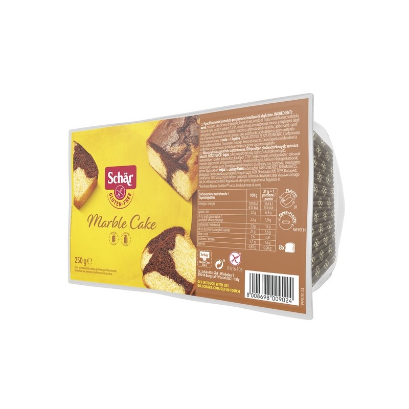 Dr. Schar Schar Marble Cake Senza Lattosio 250 G