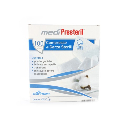 Corman Garza Medipresteril Monouso Sterile 36x40 12 Pezzi