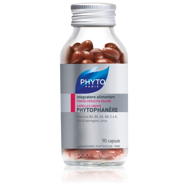 Phyto Phytophanere Integratore Alimentare Capelli/unghie 90 Capsule Nuova Formula Allo Zinco