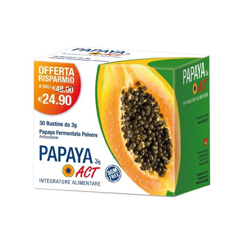 F&f Papaya Act 30 Bustine Da 3 G