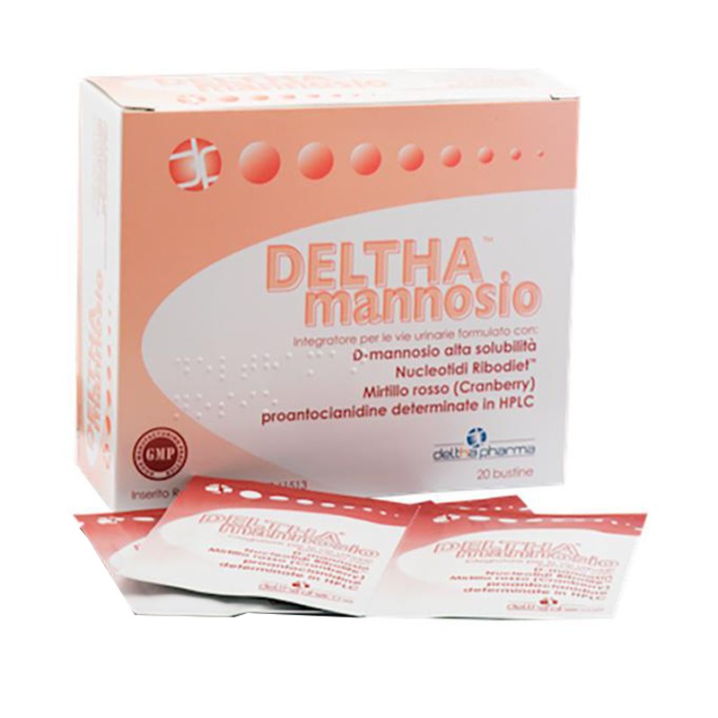 Deltha Pharma Deltha Mannosio 20 Bustine 60 G