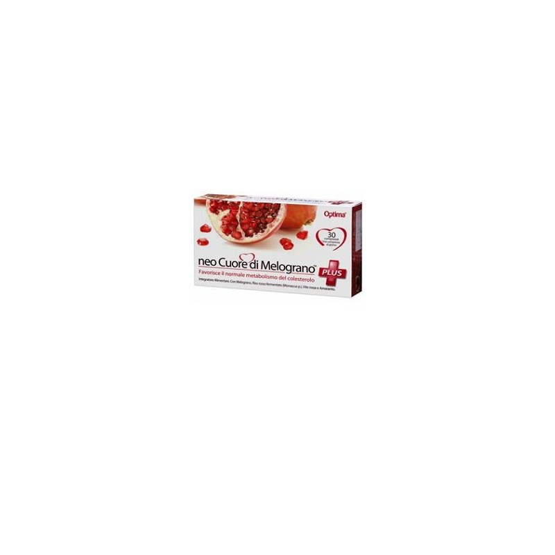 Optima Naturals Cuore Di Melograno Neocuore Di Melograno Plus 30 Compresse 816 Mg