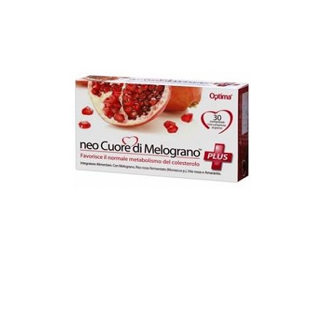 Optima Naturals Cuore Di Melograno Neocuore Di Melograno Plus 30 Compresse 816 Mg