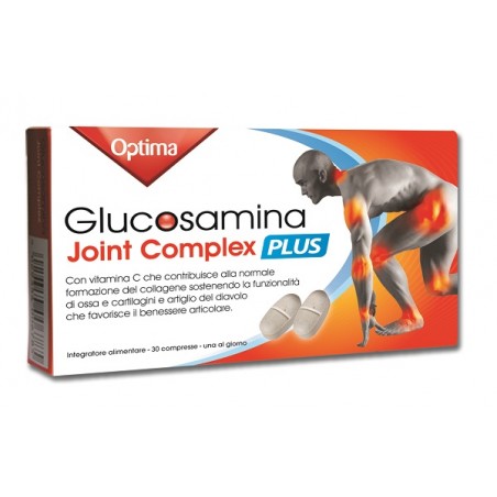 Optima Naturals Glucosamina Joint Complex Plus Con Vitamina C 30 Compresse