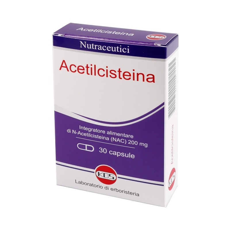 Kos Acetilcisteina 30 Capsule 6 G