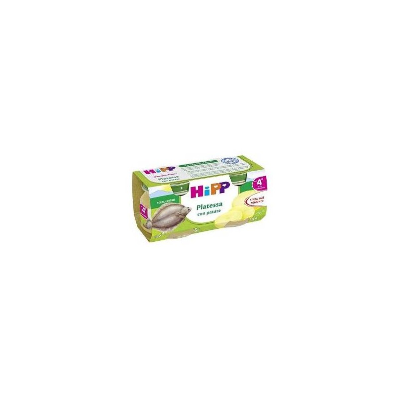 Hipp Italia Hipp Omogeneizzato Platessa Con Patate 2x80 G