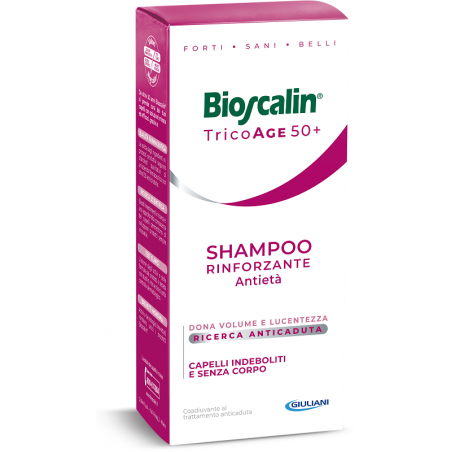 flacone shampoo tricoage bioscalin da 200 ml