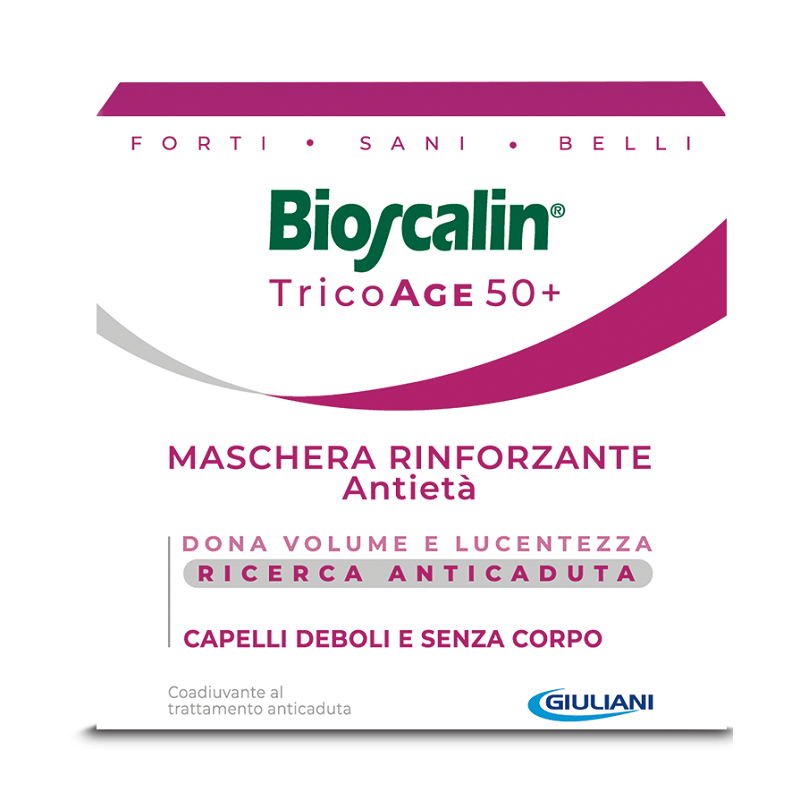 Giuliani Bioscalin Tricoage Maschera Rinforzante Antieta' 200 Ml