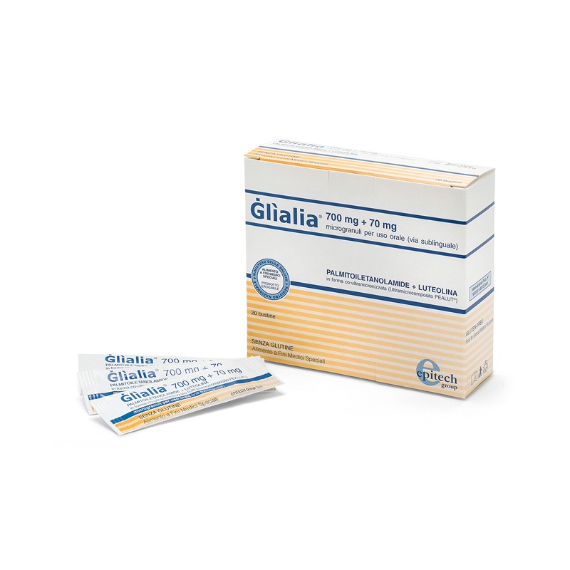 Epitech Group Glialia 700mg + 70mg Microgranuli Uso Orale Via Sublinguale 20 Bustine 1,27 G