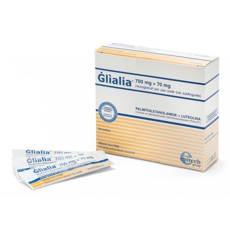 Epitech Group Glialia 700mg + 70mg Microgranuli Uso Orale Via Sublinguale 20 Bustine 1,27 G