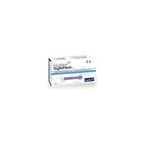 Sanofi Lancette Pungidito Mystar Sylkfeel Lancets 33 Gauge 25 Pezzi