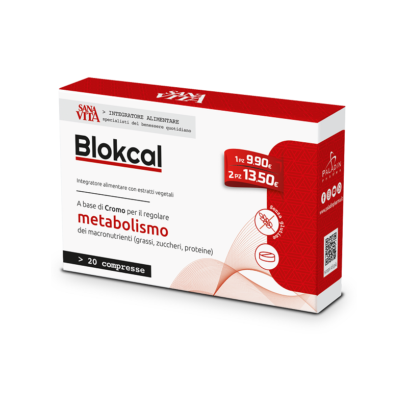 Paladin Pharma Sanavita Blokcal 20 Compresse