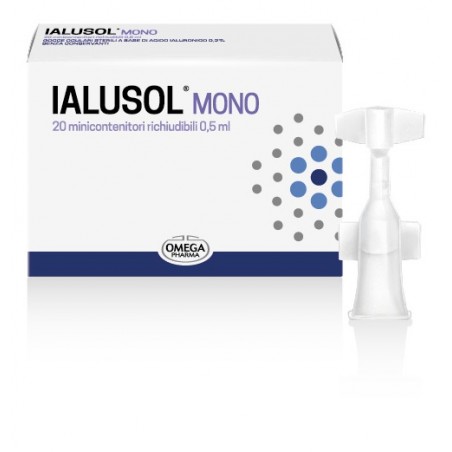 Omega Pharma Ialusol Mono Gocce Oculari 20 Flaconcini 0,5 Ml