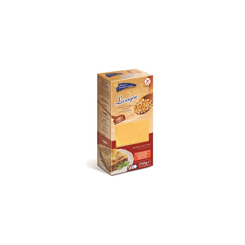 Eurospital Piaceri Mediterranei Pasta Farina Mais Lasagne 250 G