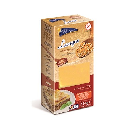 Eurospital Piaceri Mediterranei Pasta Farina Mais Lasagne 250 G